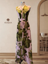 Cargar imagen en el visor de la galería, Vestido Flores Verde
